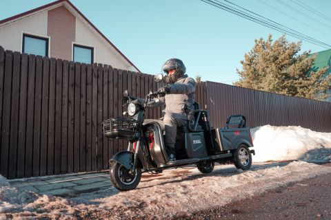 Электротрицикл WHITE SIBERIA SIBTRIKE MAX 2000W