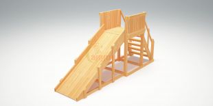 Зимняя горка Савушка Зима Wood-2