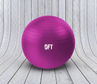 Гимнастический мяч Original FitTools 55 см фуксия