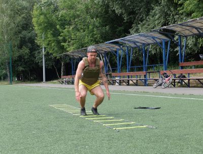 Лестница координационная 6 м 13 секций Original FitTools FT-AG-LADD