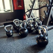 Гиря обрезиненная с хромированной ручкой PROFI-FIT 30 кг